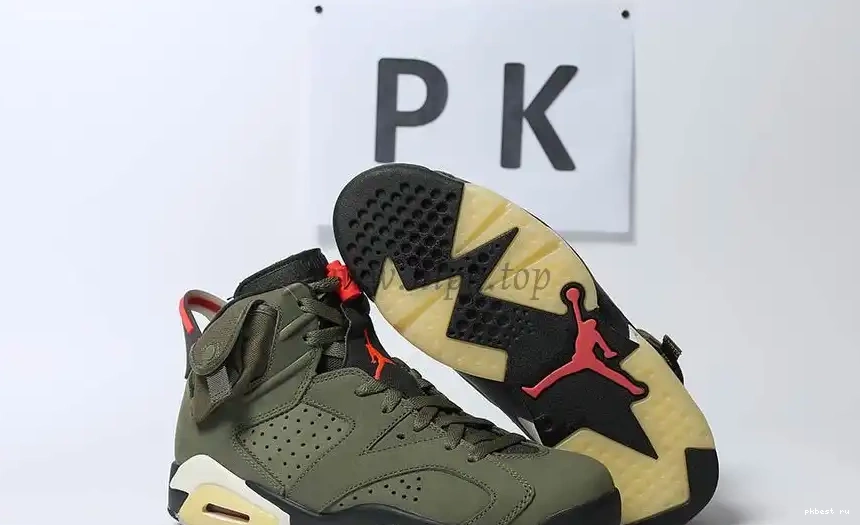 READY PK MATERIALS Scott Travis 6 Jordan GOD SHIP RETAIL TO Retro 0514
